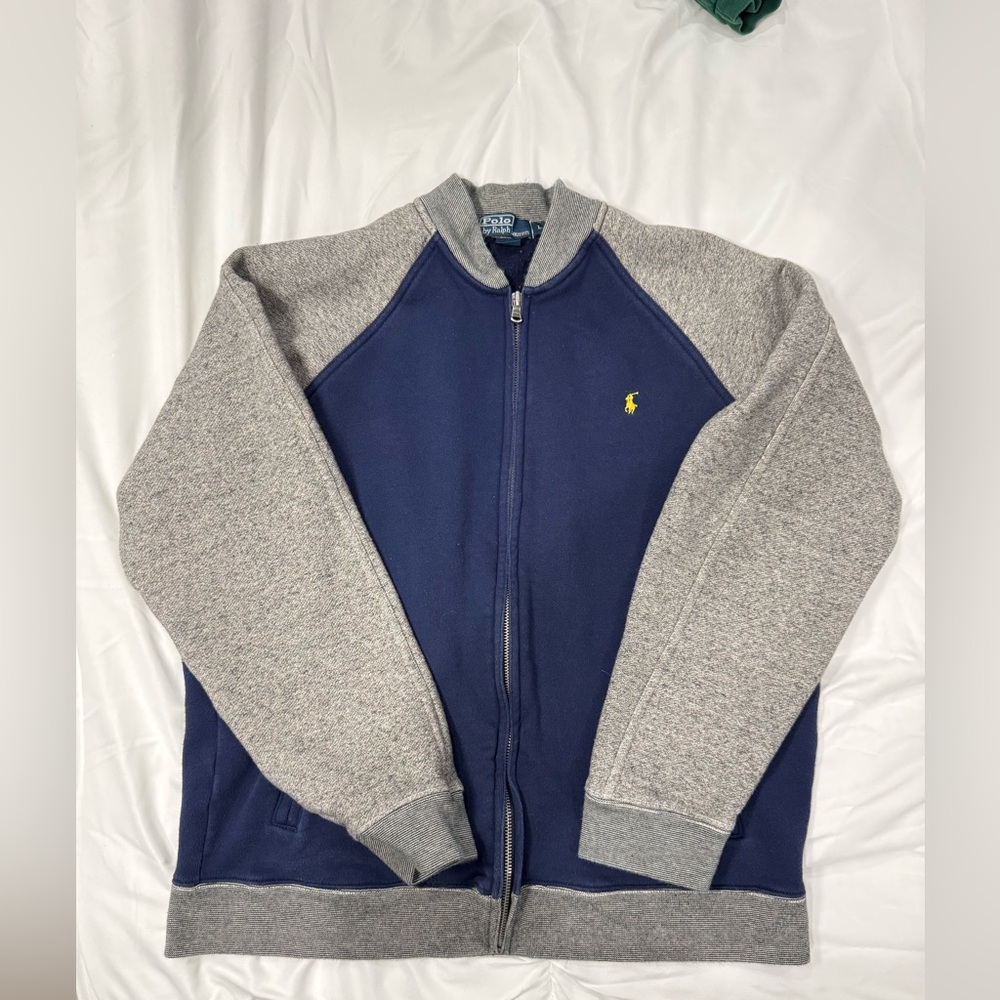 Ralph Lauren Navy and Gray Polo Jacket